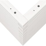  Vrtna sadilica bijela 50 x 50 x 68,5 cm od masivne borovine | Eponuda.com