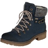 Rieker Gležnarji z vezalkami temno modra / greige | Shoptok.si