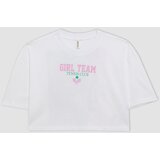 Defacto girls Printed Short Sleeve Crop T-Shirt Cene