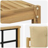  Set vanjskih sofa 4 kom. Bijela i bež | shoptok.hr