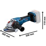 Bosch Akumulatorski kotni brusilnik BITURBO GWS 18V-15 C (06019H6000) | Shoptok.si