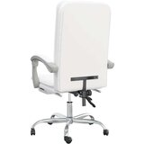  Pisarniški stol belo umetno usnje, (21113827) | Shoptok.si