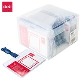 Deli KARTICA ID SA PLAVOM ŠTIPALJKOM 54*90mm 1/50 E5752 | ePonuda.com