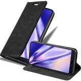 Cadorabo Ohišje, združljivo z Huawei P20 v nočna črna - Zaščitni ovitek z magnetnim zapiranjem, stoječo funkcijo in režo za kartice, (20560858) | Shoptok.si