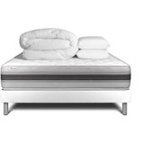 VITALIT Kompletni paket za posteljo - Vzmetnica 140x190 cm + Vzmetnica z letvami (komplet) + 2 vzglavnika + Prevleka - Vitalmemo Back, (21614211) | Shoptok.si