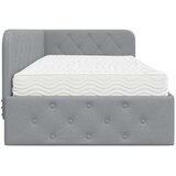  Kutni okvir kreveta Svijetlo siva 100 x 200 cm tkanina | shoptok.hr