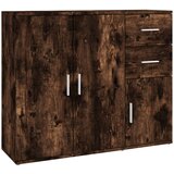 Maison Chic Komoda - Predalnik dimljeni hrast 91x29,5x75 cm inženirski les, (21718567) | Shoptok.si