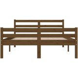  Za krevet drveni boja meda 120 x 190 cm 4FT mali bračni | shoptok.hr