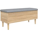  Klupa za pohranu boja hrasta 102x42x46 cm od konstruiranog drva | shoptok.hr
