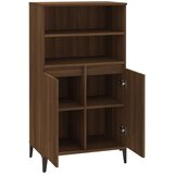  Visoka omara rjavi hrast 60x36x110 cm inženirski les, (20654808) | Shoptok.si
