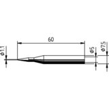 Ersa 0172BD spajkalna konica oblika svinčnika Velikost konice 1.10 mm Vsebina\, količina\, vsebina količinskih enot na prodajno enoto 1 kos, (20394831) Cene