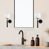 Opviq Zidna lampa E14 Grlo, Crno-bijela | Eponuda.ba