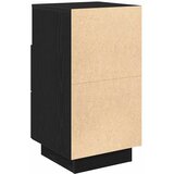  Noćni ormarić s 2 ladice crni 36x36x68 cm | shoptok.hr