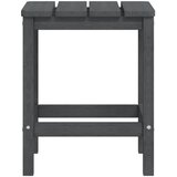  Vrtna stolica Adirondack sa stolićem HDPE antracit | shoptok.hr