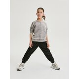 Reserved - Predimenzionirana majica dugih rukava isprana izgleda - light grey Cijene