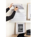 Bigso Bele kartonaste dekorativne škatle za shranjevanje v kompletu 3 ks s pokrovom 42,5x29,5x13 cm Kian Paper Laminate – | Shoptok.si