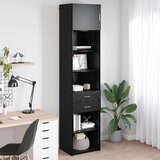  Visok predalnik s predalom Črna Orehovina 50 x 42,5 x 225 cm, (5000108266) | Shoptok.si
