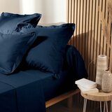 Douceur d intérieur Temno modra napenjalna rjuha iz organskega bombaža 140x190 cm Biolina – | Shoptok.si