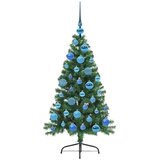 Umjetno predsvijetljeno božićno drvce Zelena 120 cm PVC | shoptok.hr