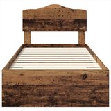  Krevetna konstrukcija Staro drvo 100 x 200 cm Konstruirano drvo Smeđa 206 x 103 x 90 cm | Shoptok.si