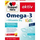 aktiv Omega-3 + vitamin D3 Kids - 27 gum.bonb.