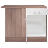 Flex-Well Kotna Kuhinja Samoa, Bela, Barva Hrasta | Shoptok.si
