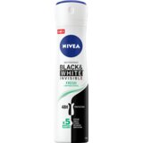 Nivea Invisible Black & White Fresh antiperspirant u spreju za žene 150 ml Cijene