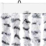 vidaXL Zastor protiv insekata svjetlosivi/tamnosivi 90 x 220 cm šenil | shoptok.hr