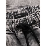 Ombre Men's denim jogger pants with rips and zippers - gray | Eponuda.ba