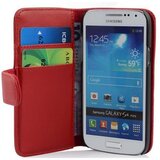 Cadorabo Ohišje, združljivo z Samsung Galaxy S4 MINI v rdeče sladkorno jabolko - Zaščitni ovitek iz gladkega umetnega usnja in žep za kartice, (20560661) | Shoptok.si