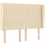  Uzglavlje s ušima krem 147x23x118/128 cm od tkanine | shoptok.hr