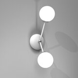  Zidna lampa JOY 2xE14/40W/230V bela/sjajni hrom | Eponuda.com
