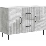  Kreveta Betonska siva 89 x 34,5 x 60 cm Konstruirano drvo | shoptok.hr