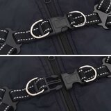 Kaput za pse s pojasom Mornarsko plava 2XL Flis i Poliester | shoptok.hr