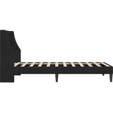 Okvir za krevet s uzglavljem Crna 100 x 200 cm Baršun - Crna 100 x 200 cm | shoptok.hr