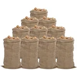 Jutene vreće 10 kom 65 x 135 cm 100% juta 340 g/m²