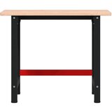  Radni stol 100 x 60 x 81,5 cm od masivne bukovine pravokutni Slike