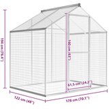  kavez za ptice od aluminija 178 x 122 x 194 cm | Eponuda.ba