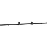  Klizna vrata s priborom 102 5x205 cm kaljeno staklo i aluminij - 102.5 x 205 cm (213.5 cm) 1 matt and transparent | shoptok.hr