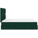  Ottoman krevet s madracima tamnozeleni 140x190 cm baršun | Eponuda.com