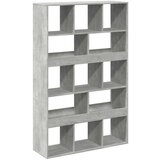 vidaXL Knjižna omara betonsko siva 100x33x156,5 cm inženirski les | Shoptok.si