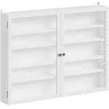 Stenska omara z vrati Bela 80x12,2x60cm FSB113-W, (5000334878)