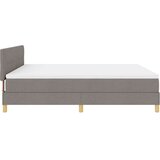  postelja Box Spring z vzmetnico Taupe 180x200 cm Tkanina, (22081028) | Shoptok.si