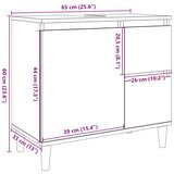 Ormarić za Lavabo - Umivaonik boja hrasta artisan 65x33x60 cm drveni | shoptok.hr