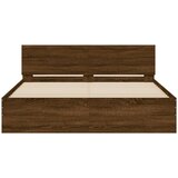  Okvir kreveta s uzglavljem boja hrasta 150x200 cm | shoptok.hr