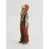 Reserved - Termoizolirane hlače s tregerima - smeđi | shoptok.hr