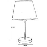 Opviq Stona lampa E27 Grlo, Tamno siva | Eponuda.ba