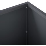  Vrtna saksija 2 kom. Antracit 80 x 20 x 20 cm Čelična vrata | shoptok.hr