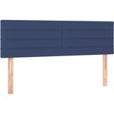 Maison Chic Posteljno vzglavje - Vzglavna omarica 2 kosa modro 72x5x78/88 cm blago, (22077072) | Shoptok.si
