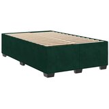  box spring s madracem tamnozeleni 120x190 cm baršunasti | shoptok.hr
